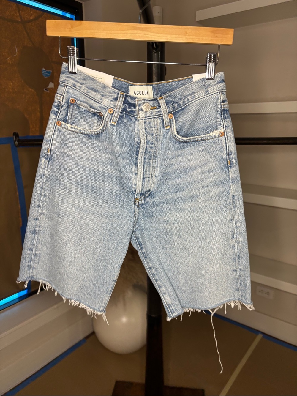 Agolde Light Blue Low Curve Jean Force